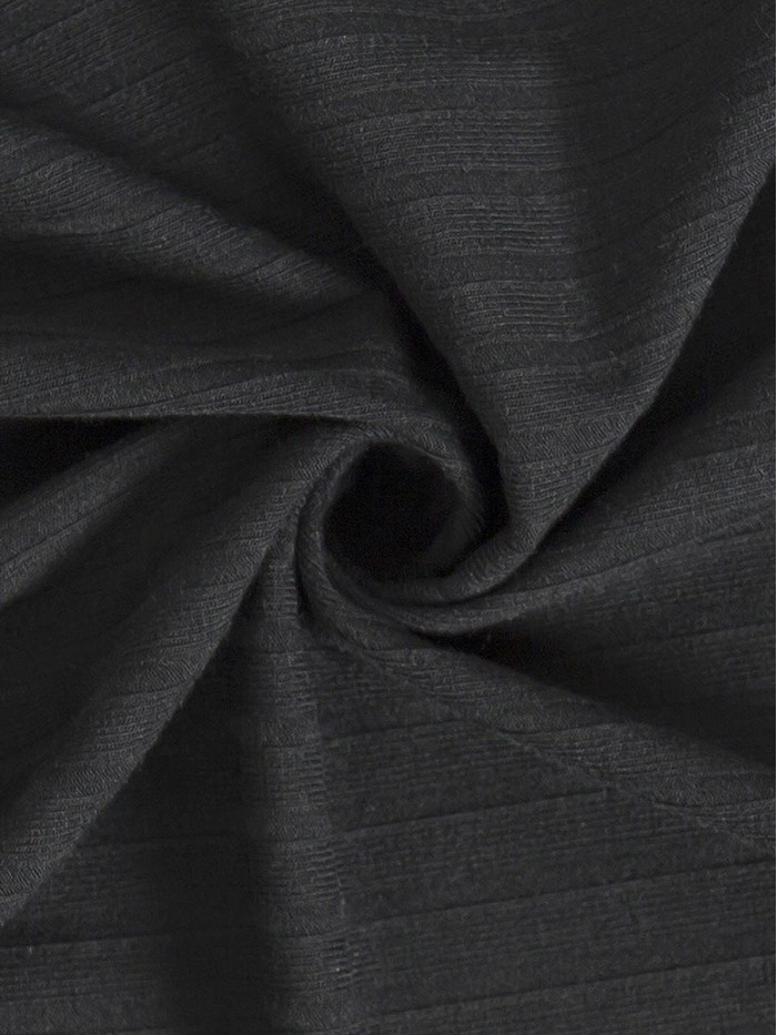 Black Solid Color Slim Halter Sweater Dress